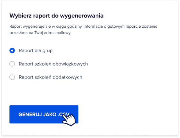 generowanie raportów